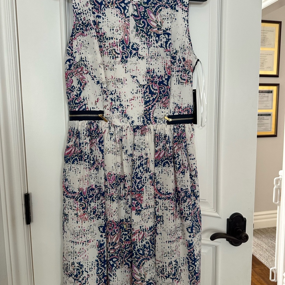 Multicolor Sleeveless Dress